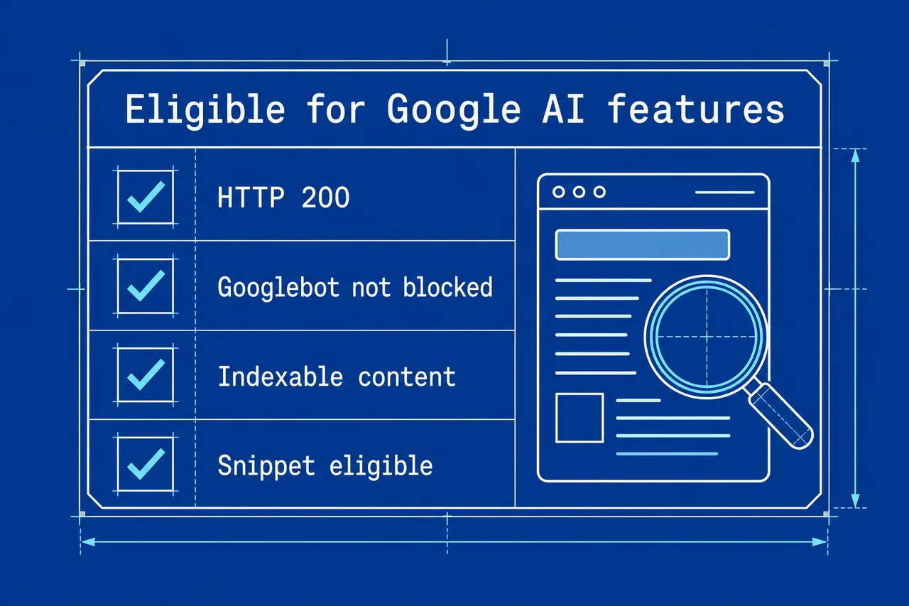 Checklist of HTTP 200, unblocked, indexable and snippet eligible pages